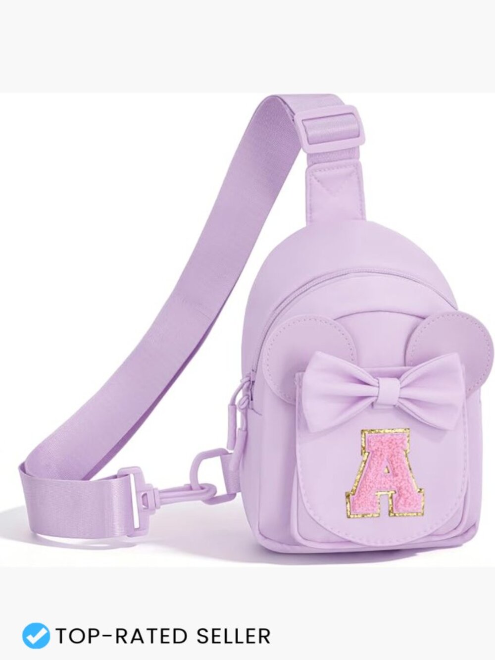 Personalized Initial Crossbody Bag Monogram Fanny Pack Cute Trendy Gift